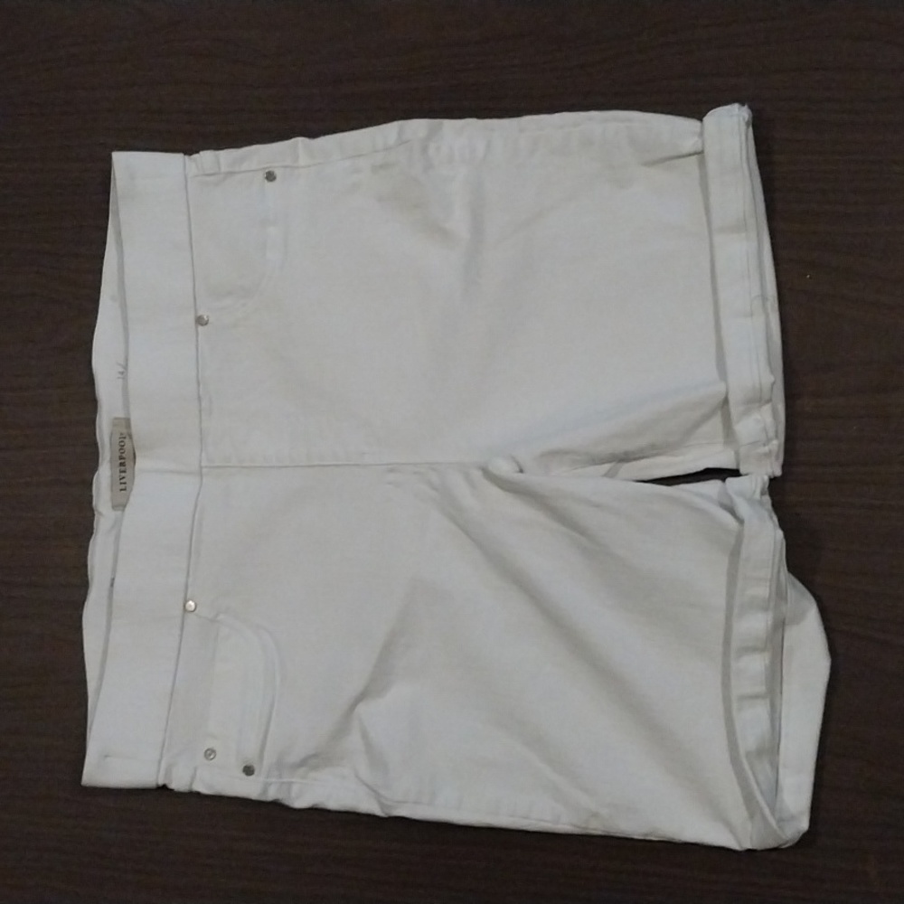 Liverpool white shorts